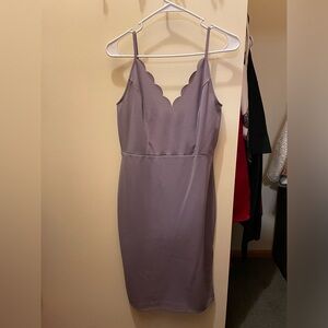 Socialite Lilac-Purple Dress (Size Large), Worn Once, Like New